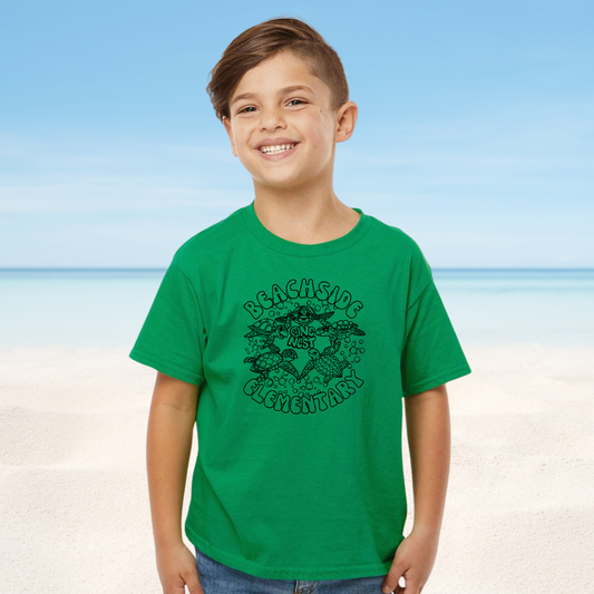 Youth Green Beachside T Shirt