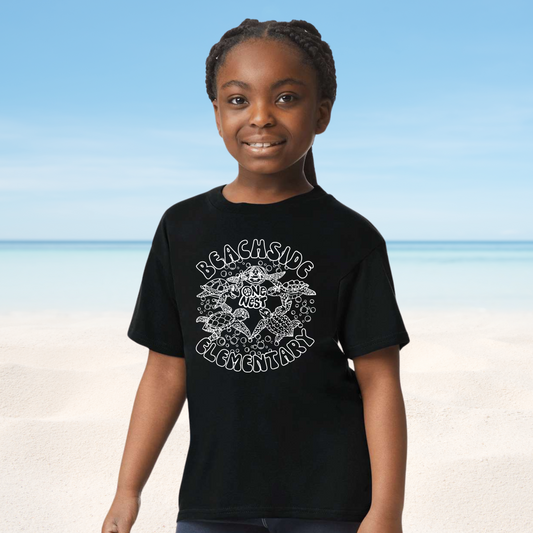 Youth Black Beachside T Shirt