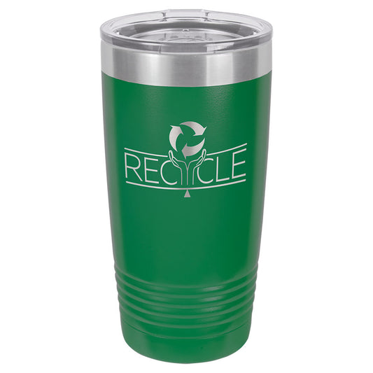 Green 20oz Etchable Tumbler