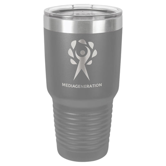 Gray 30oz Etchable Tumbler