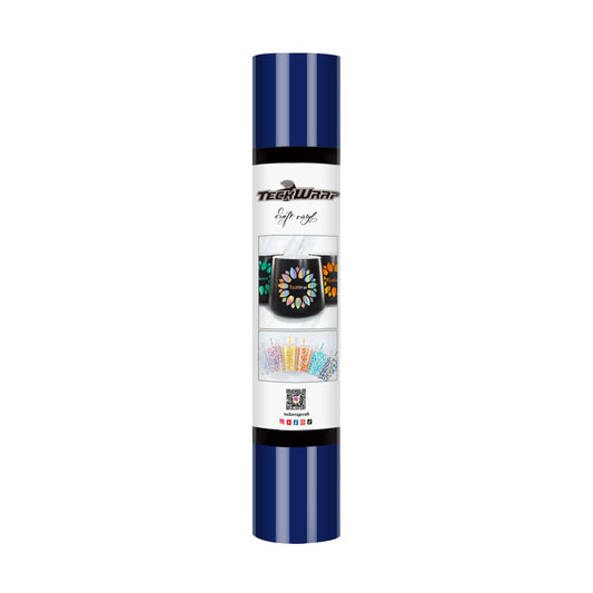 TeckWrap 001G Series 5ft Craft Vinyl Glossy Impact Blue