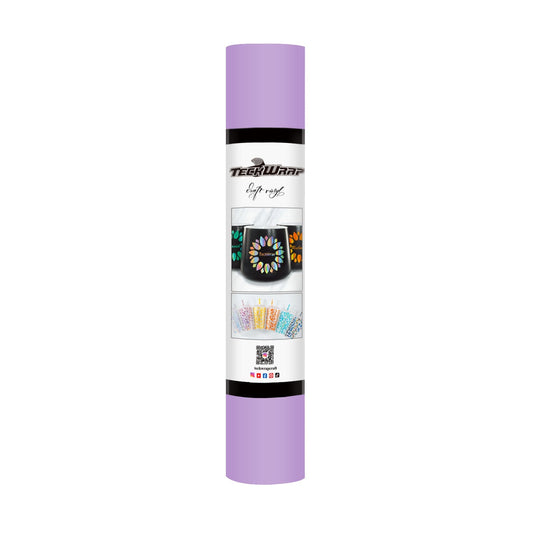 TeckWrap 001M Series 5ft Adhesive Craft Vinyl Matte Soft Lilac