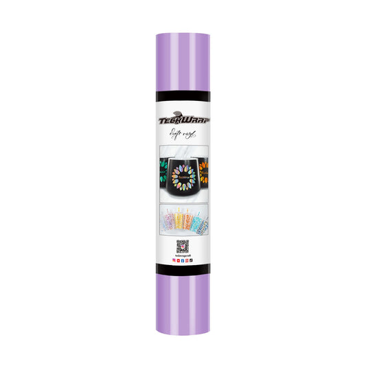 TeckWrap 001G Series 5ft Craft Vinyl Glossy Soft Lilac