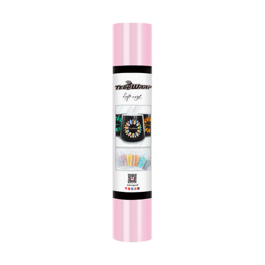 TeckWrap 001G Series 5ft Craft Vinyl Glossy Millennial Pink