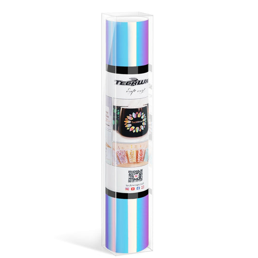 TeckWrap Adhesive Craft Vinyl Roll 13"x5ft Opal White